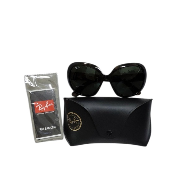 Ray-Ban Accessories - Ray-Ban JACKIE OHH II RB 4098 710/71 Havana/Green Sunglasses